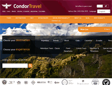Tablet Screenshot of condortravel.com